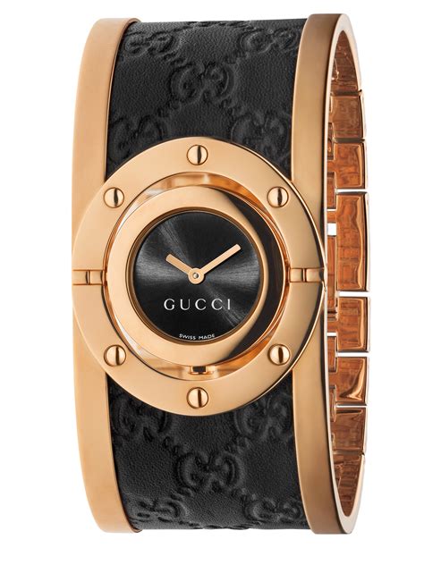 gucci gold stirrups bracelet watch|ladies gold Gucci watches.